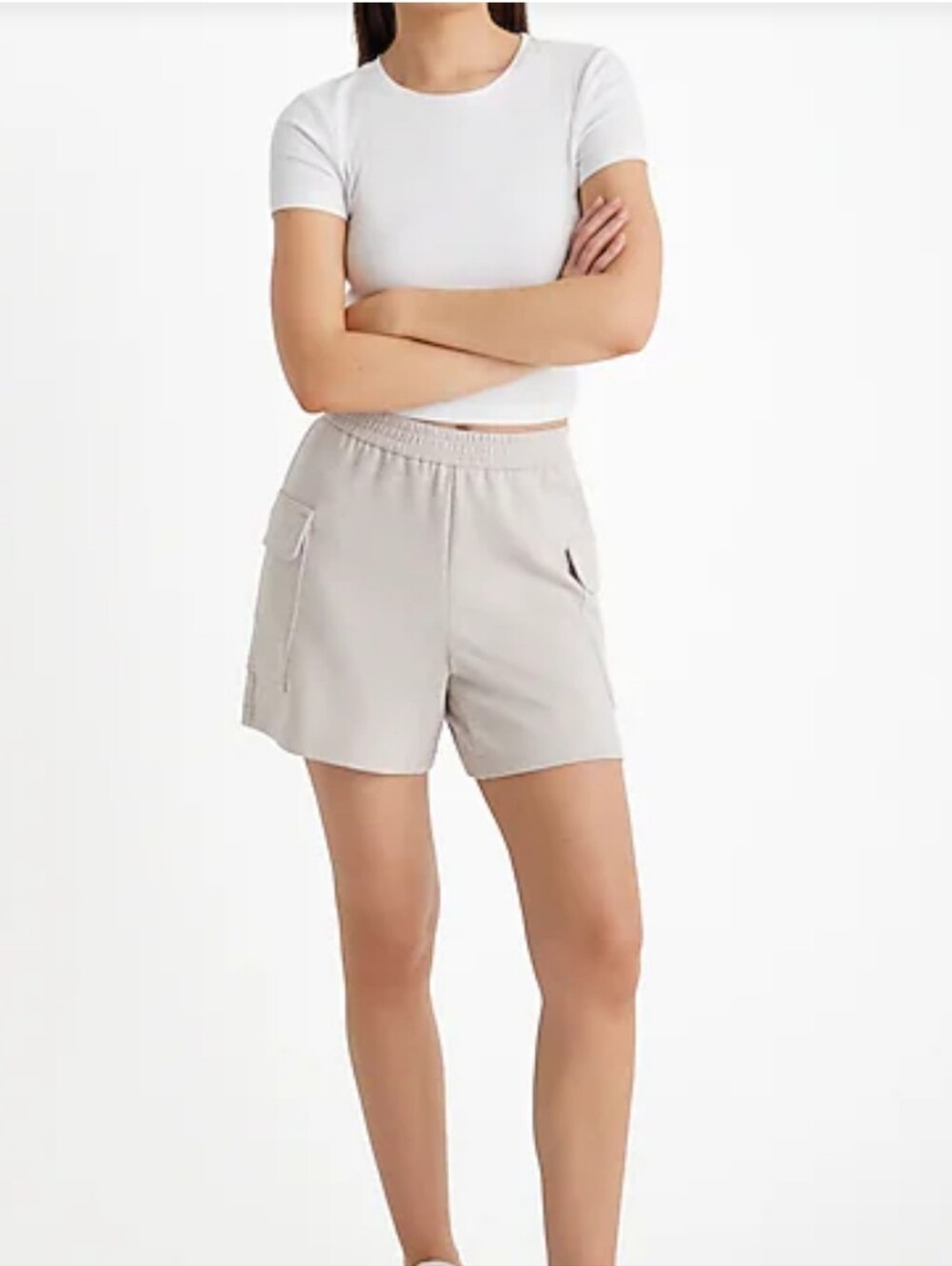 Express High Waist Luxe Lounge Women’s Pull-On Shorts SZ S